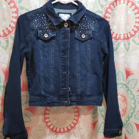 Sparkly jean jacket - Picture 1 of 4